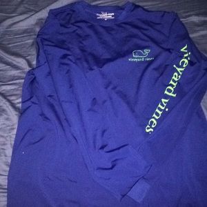 Blue/Green Vineyard Vines Preformance Shirt